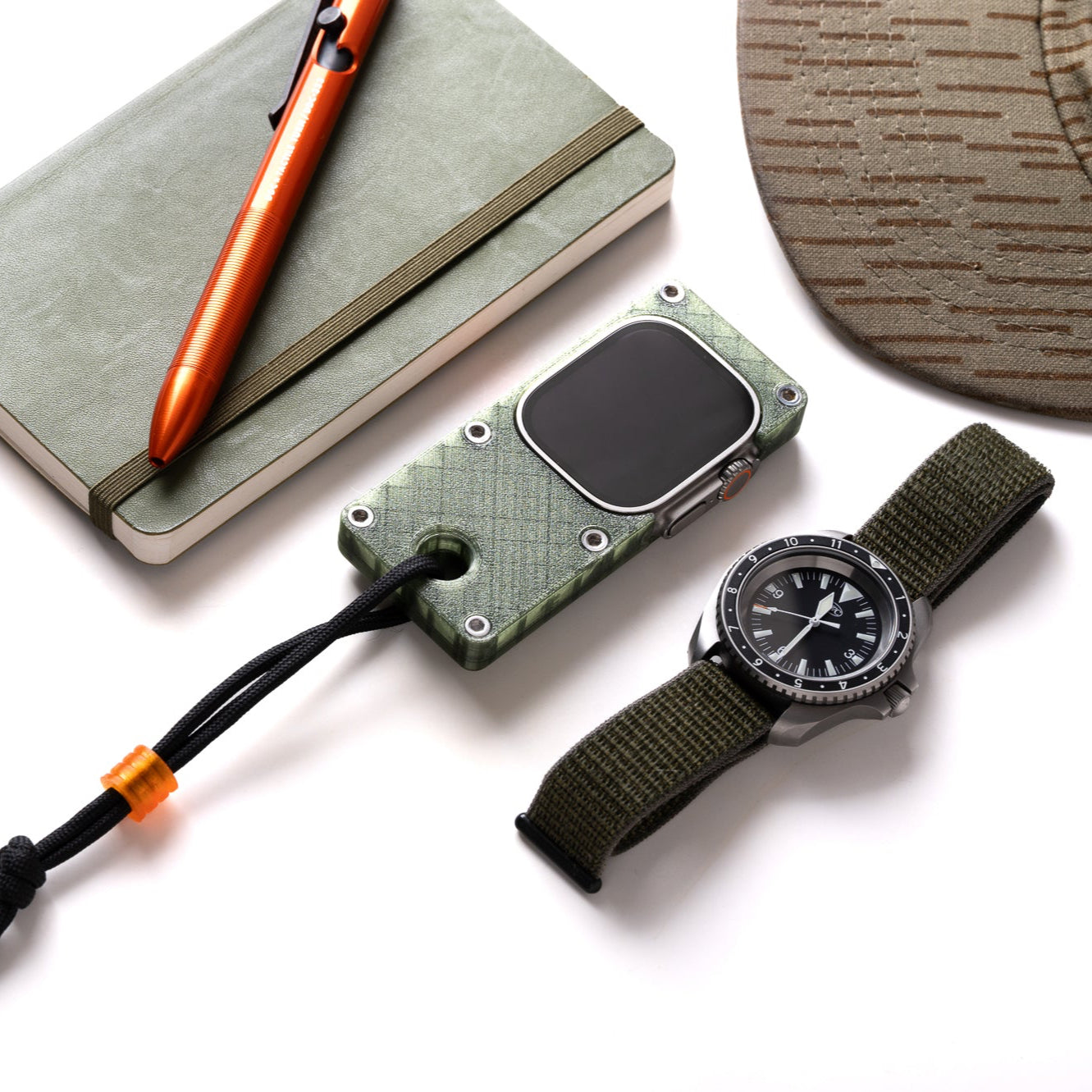 miniphone ultra (mpu) case - olive green