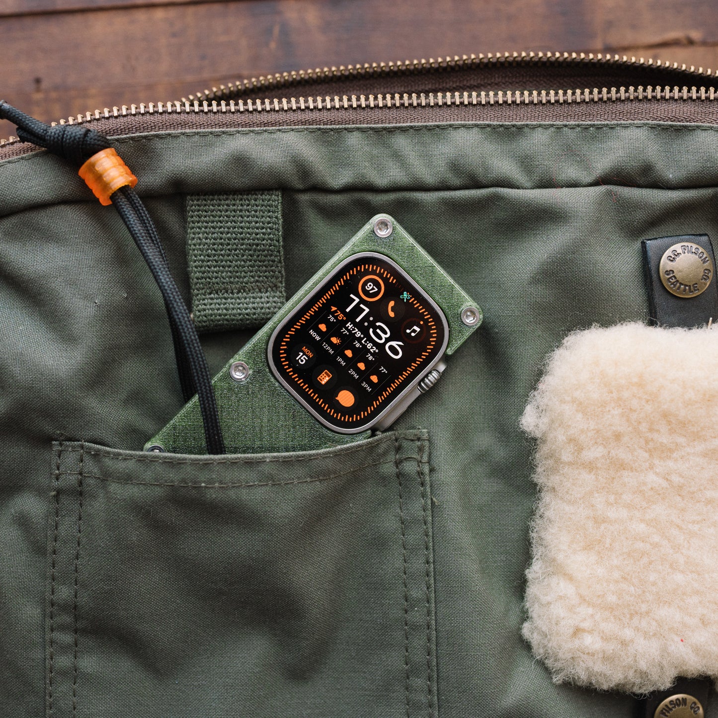 miniphone ultra (mpu) case - olive green