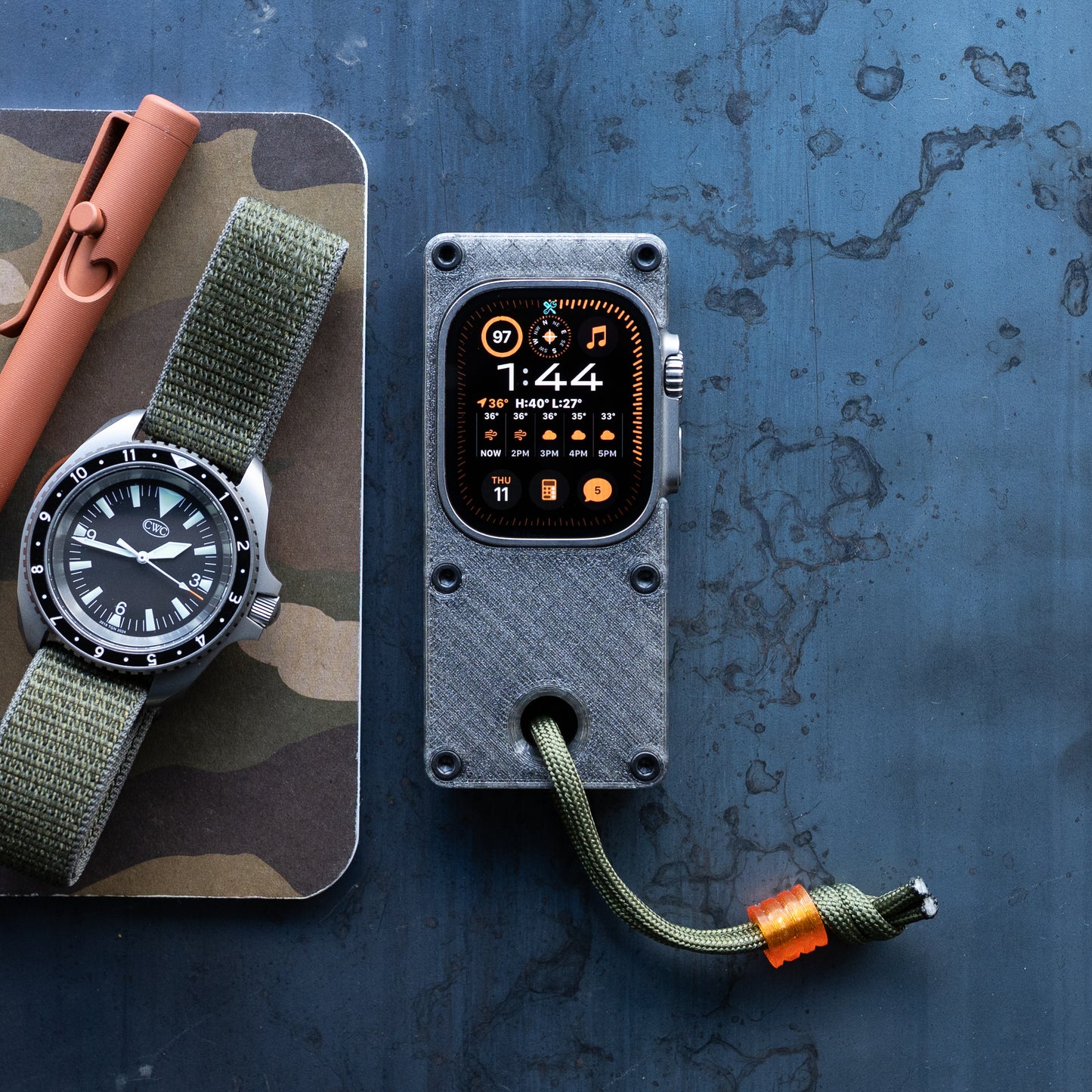 miniphone ultra (mpu) case for Apple Watch Ultra 1/2/3 - dark grey